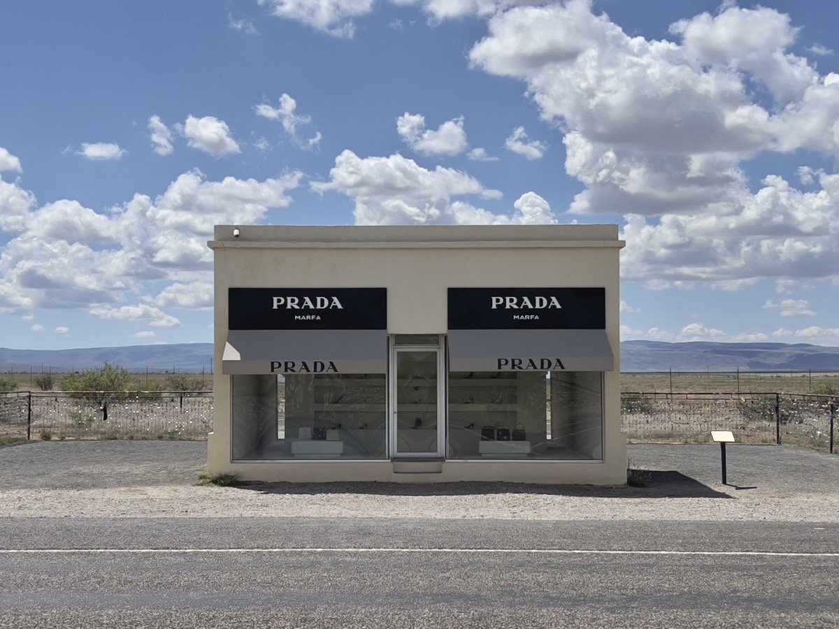 Prada Marfa — the iconic art installation on US-90
